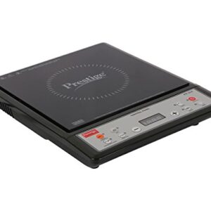 Prestige PIC 22 1200 Watts Induction Cooktop|Indian Menu Option Automatic Voltage Regulator | Anti Magnetic Wall |1 Year Warranty Black