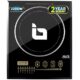 IBELL IBLCROWN200Y Premium Induction Cooktop 2200 Watt, Crystal Glass Top, Big Size, With Auto Shut Off And Over Heat Protection (Black)