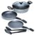 Impex Aluminium Migo Nonstick Granite 6 Pcs Induction Bottom Cookware Set 3 Mm Thick,Festival Gift Set Mfkt 6,5-Layer Super Granite Coated Cookware…