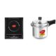 Pigeon Aluminium By Stovekraft Cruise 1800 Watt Induction Cooktop With 7 Segments Led Display, Preset Timer, Auto Switch Off & Favourite Outer Lid…