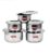 Stainless Steel 5 Pcs Patila Set/Tope/Cookware Set with Lids (1 LTR to 3 LTR), 22 Guage Induction & Gas Stove Friendly 10 Pcs Set